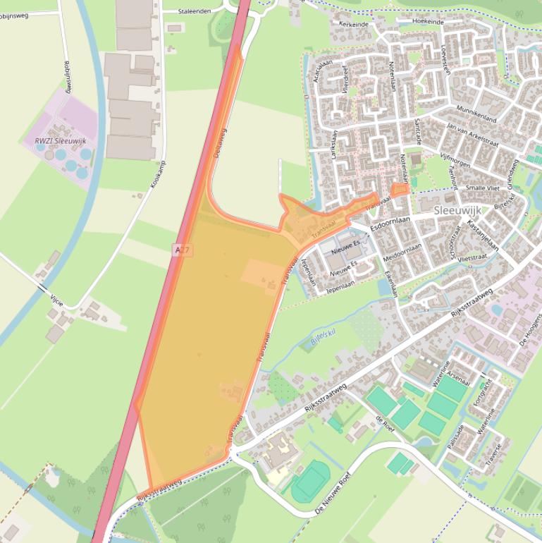 Kaart van postcodegebied 4254BC.