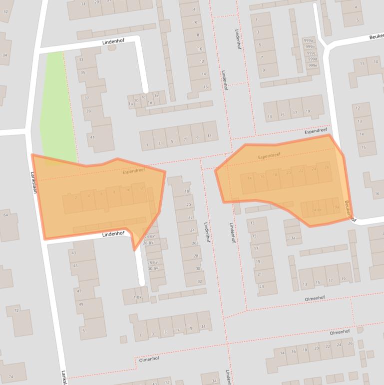 Kaart van postcodegebied 4254BT.