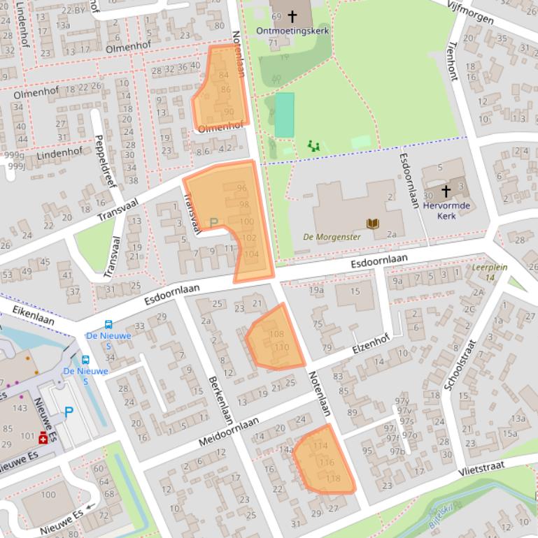 Kaart van postcodegebied 4254CG.