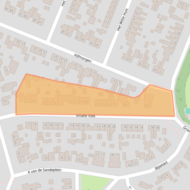 Kaart van postcodegebied 4254CN.