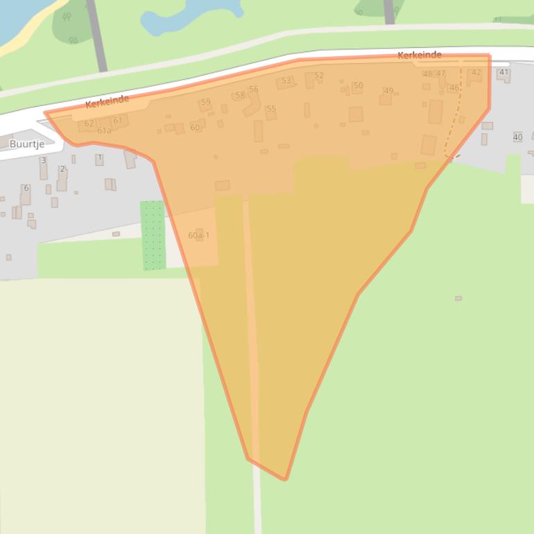 Kaart van postcodegebied 4254LE.