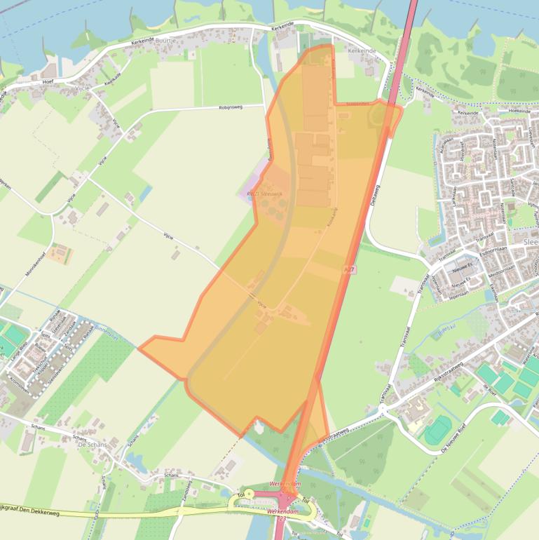 Kaart van postcodegebied 4254LJ.