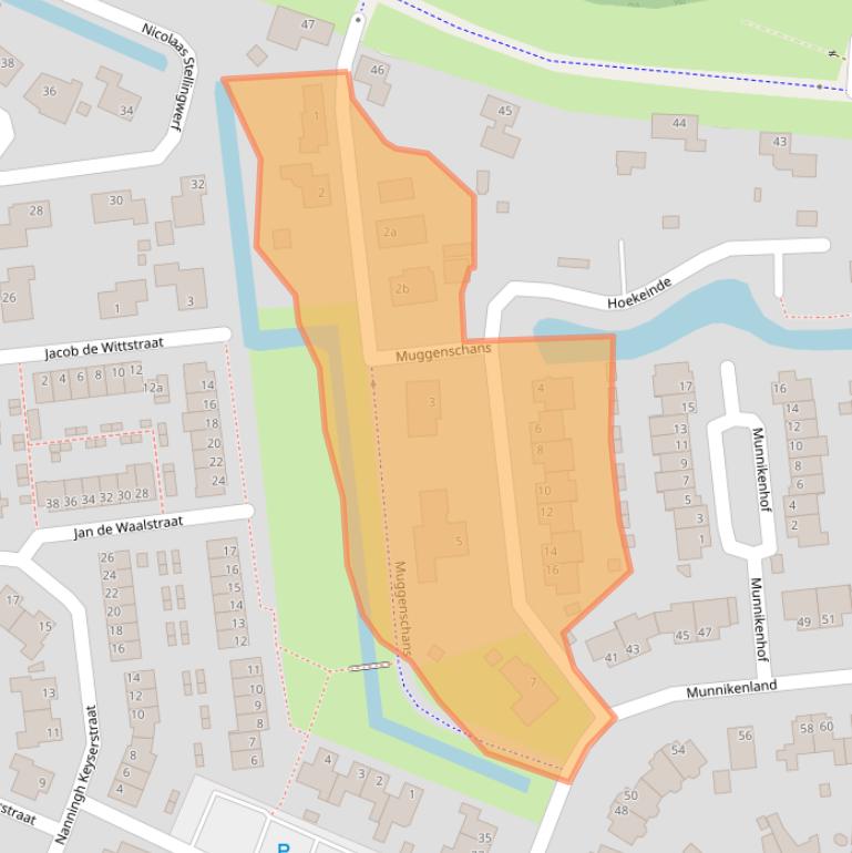Kaart van postcodegebied 4254LS.