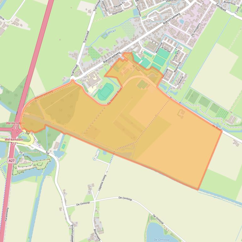 Kaart van postcodegebied 4254XL.