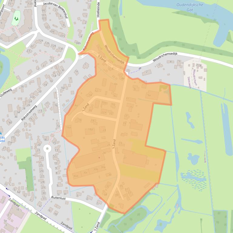 Kaart van postcodegebied 4254XP.