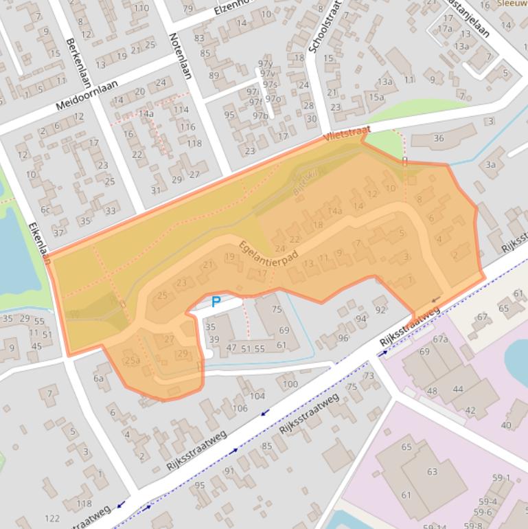 Kaart van postcodegebied 4254XR.