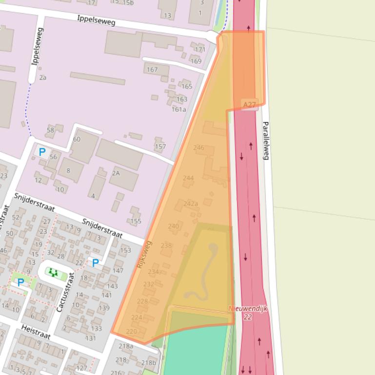 Kaart van postcodegebied 4255GS.