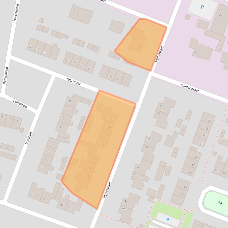 Kaart van postcodegebied 4255HE.