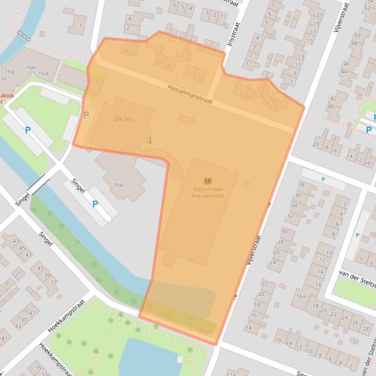 Kaart van postcodegebied 4255HL.