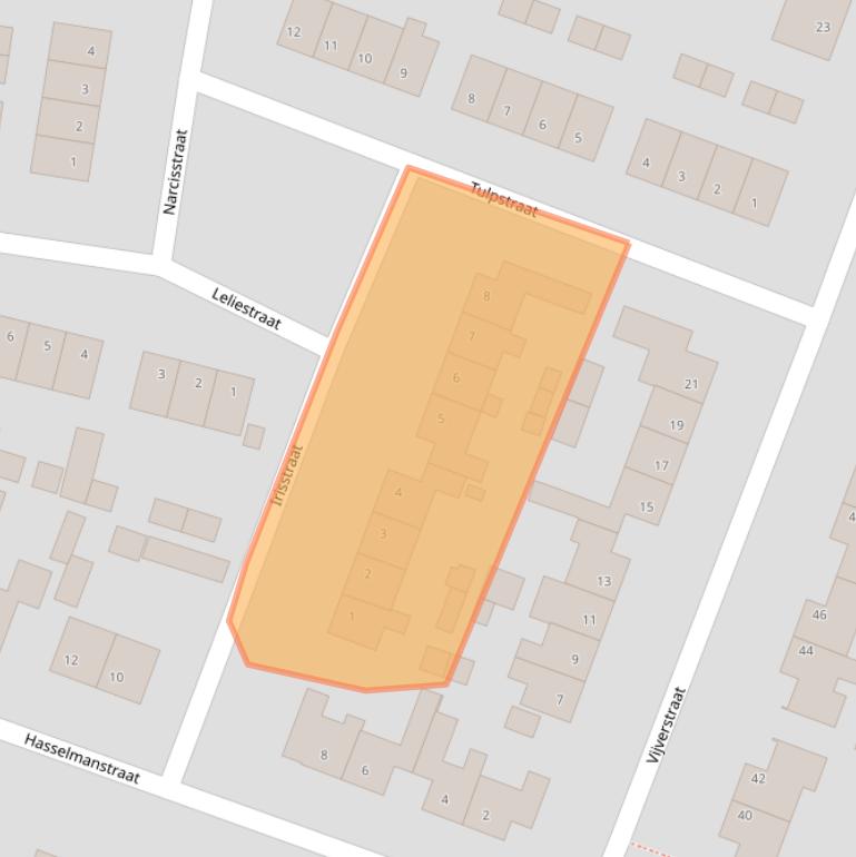 Kaart van postcodegebied 4255HM.