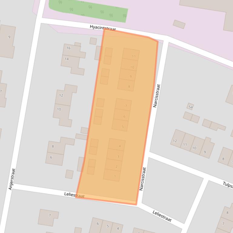 Kaart van postcodegebied 4255HP.