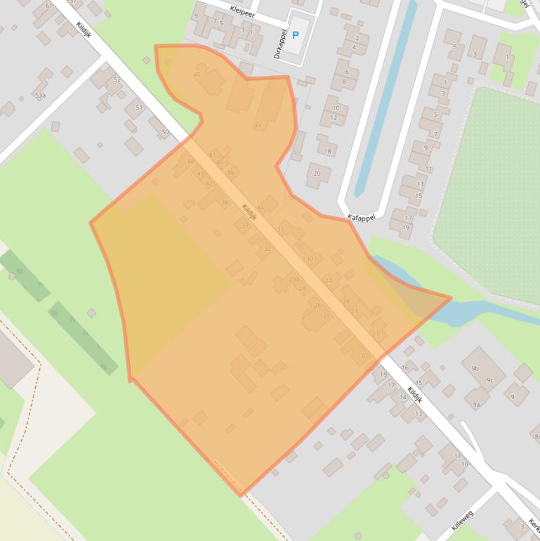 Kaart van postcodegebied 4255TB.