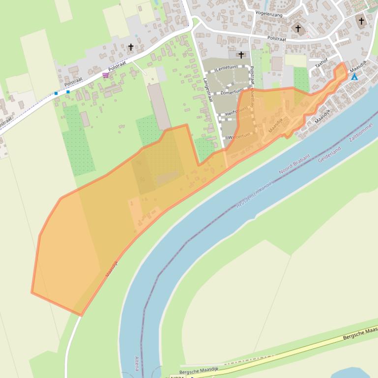 Kaart van postcodegebied 4261AC.