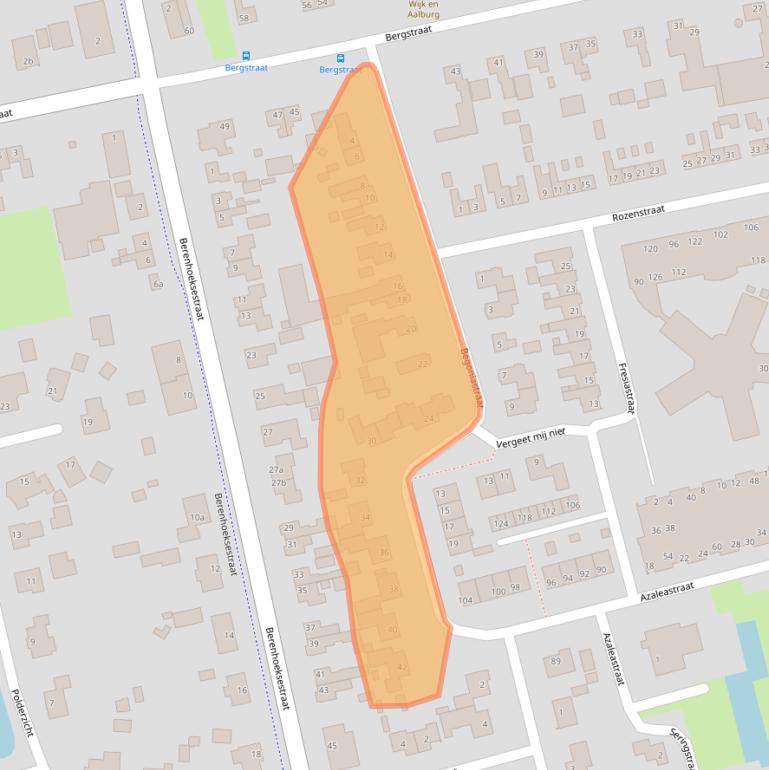 Kaart van postcodegebied 4261CB.