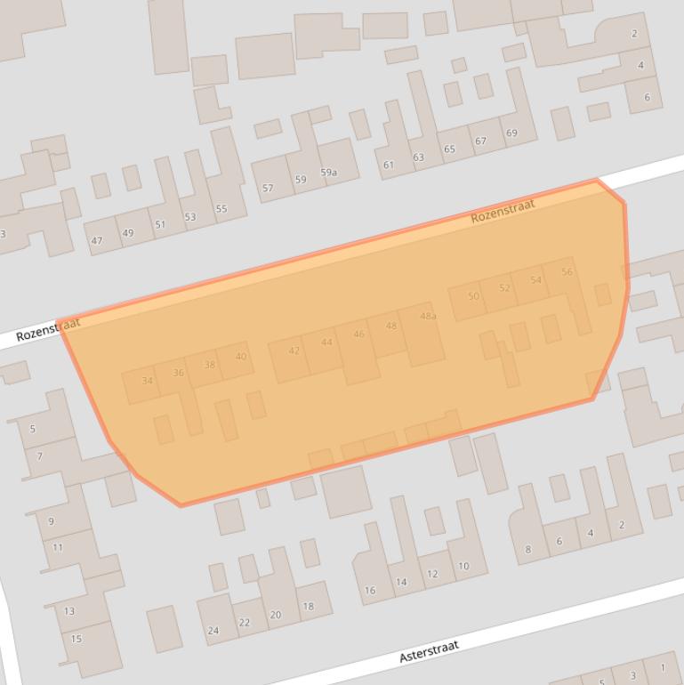 Kaart van postcodegebied 4261CH.