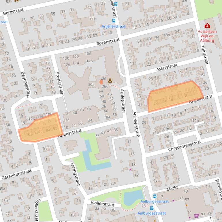 Kaart van postcodegebied 4261CV.