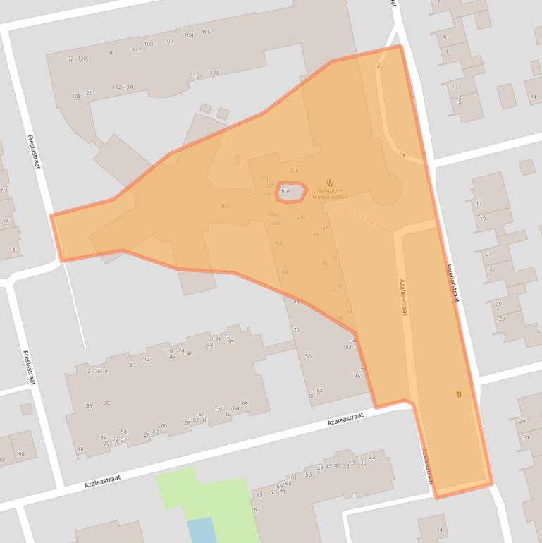 Kaart van postcodegebied 4261CW.