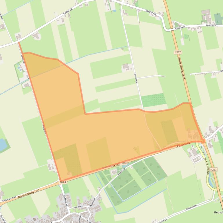 Kaart van postcodegebied 4261GA.