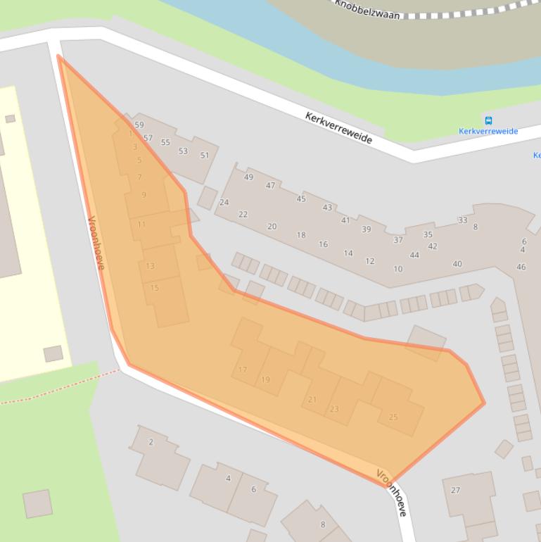 Kaart van postcodegebied 4261LC.