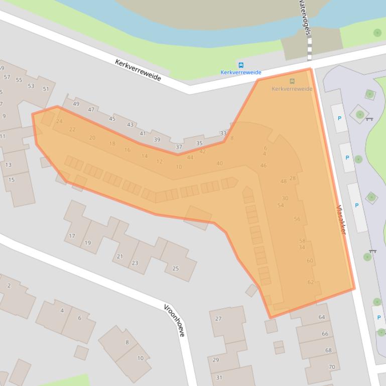 Kaart van postcodegebied 4261LH.