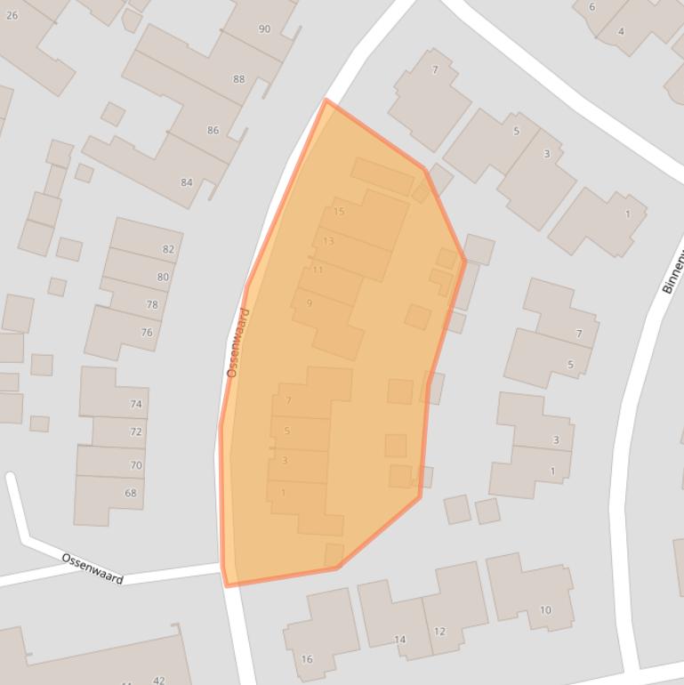 Kaart van postcodegebied 4261MC.
