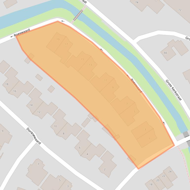 Kaart van postcodegebied 4261MH.