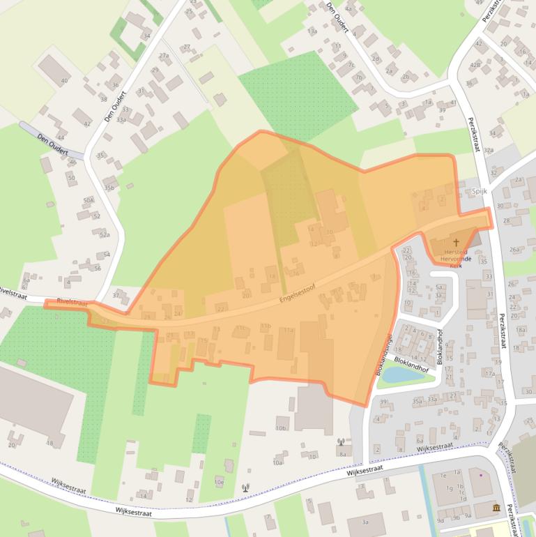 Kaart van postcodegebied 4261RA.