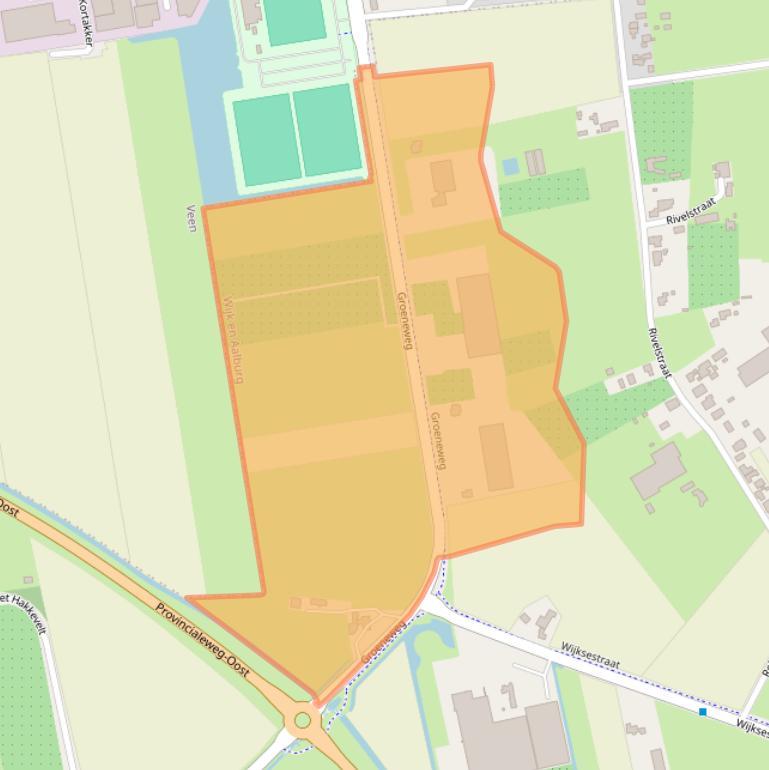 Kaart van postcodegebied 4261RG.