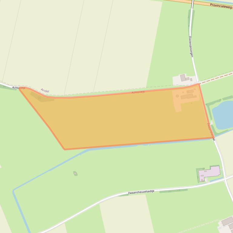 Kaart van postcodegebied 4261TP.