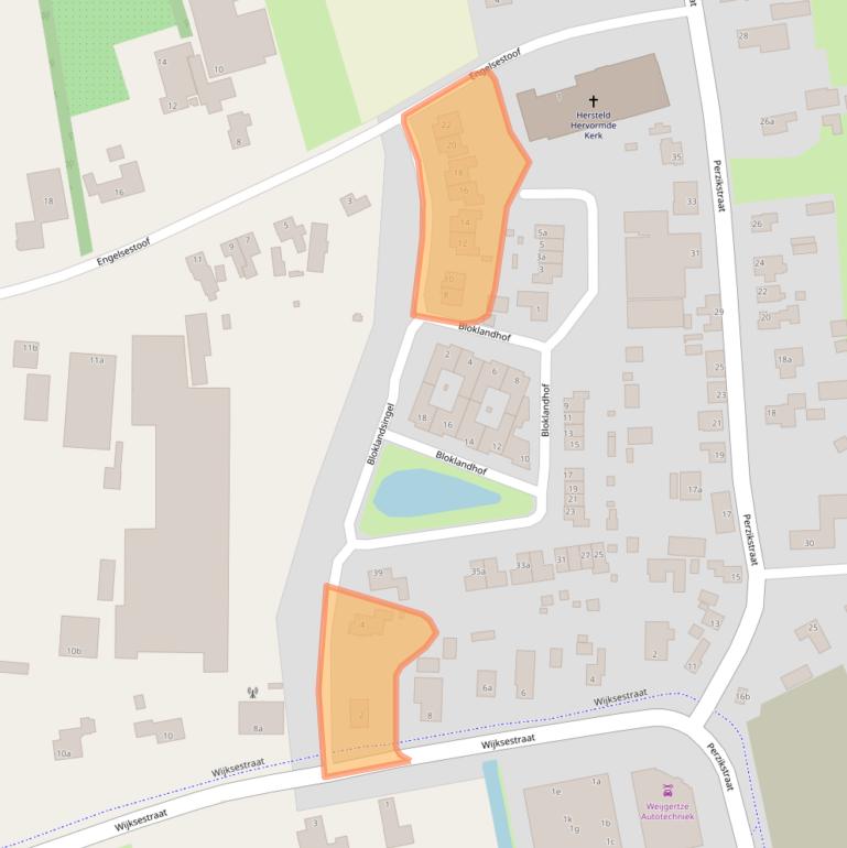 Kaart van postcodegebied 4261TR.