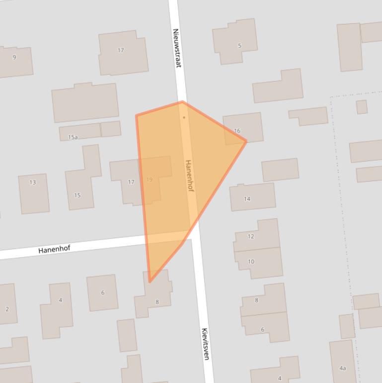 Kaart van postcodegebied 4261WC.