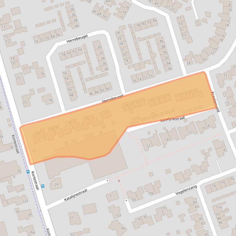 Kaart van postcodegebied 4261XN.