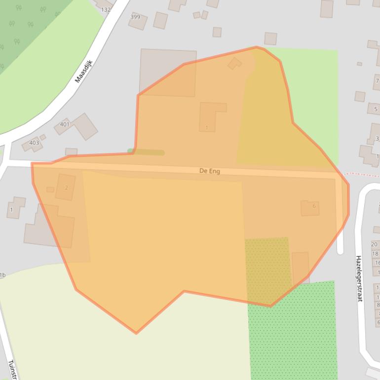 Kaart van postcodegebied 4264AK.