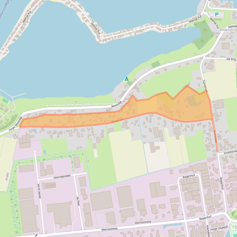 Kaart van postcodegebied 4264AV.