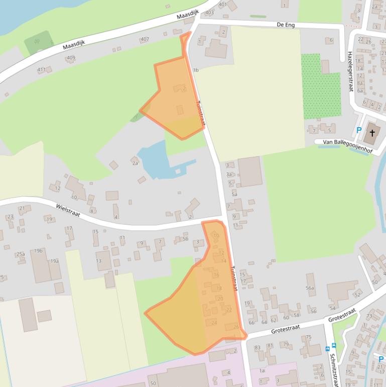 Kaart van postcodegebied 4264AX.