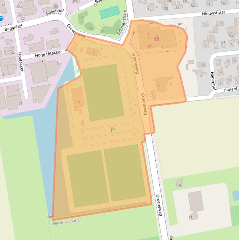 Kaart van postcodegebied 4264RN.