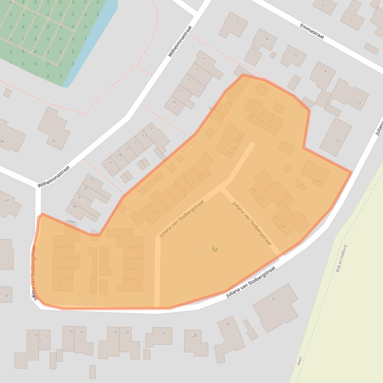 Kaart van postcodegebied 4264SK.