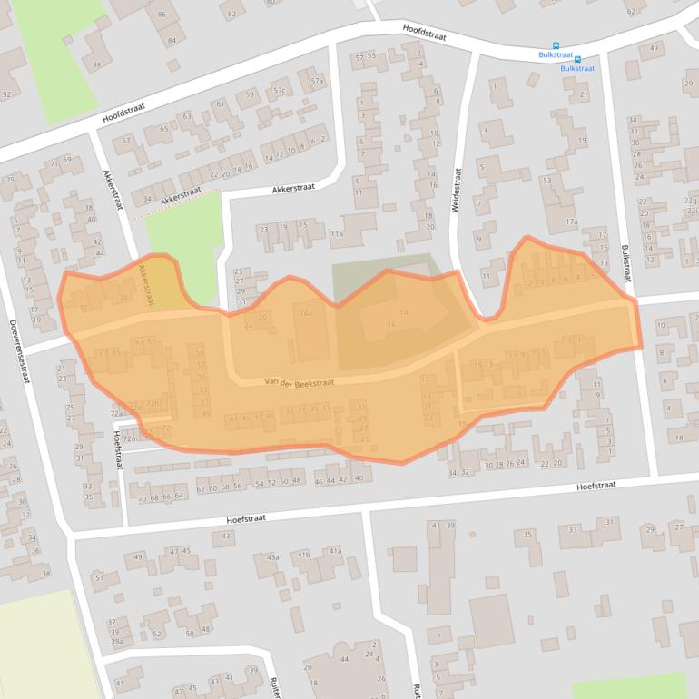 Kaart van postcodegebied 4265HS.