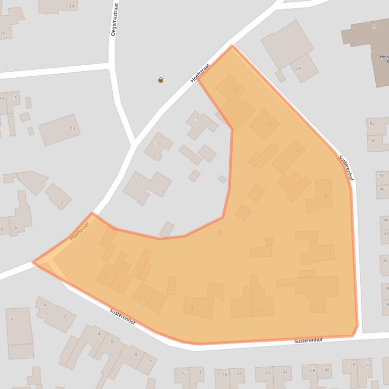 Kaart van postcodegebied 4265JA.