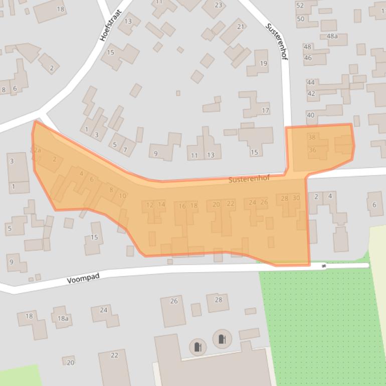 Kaart van postcodegebied 4265JB.