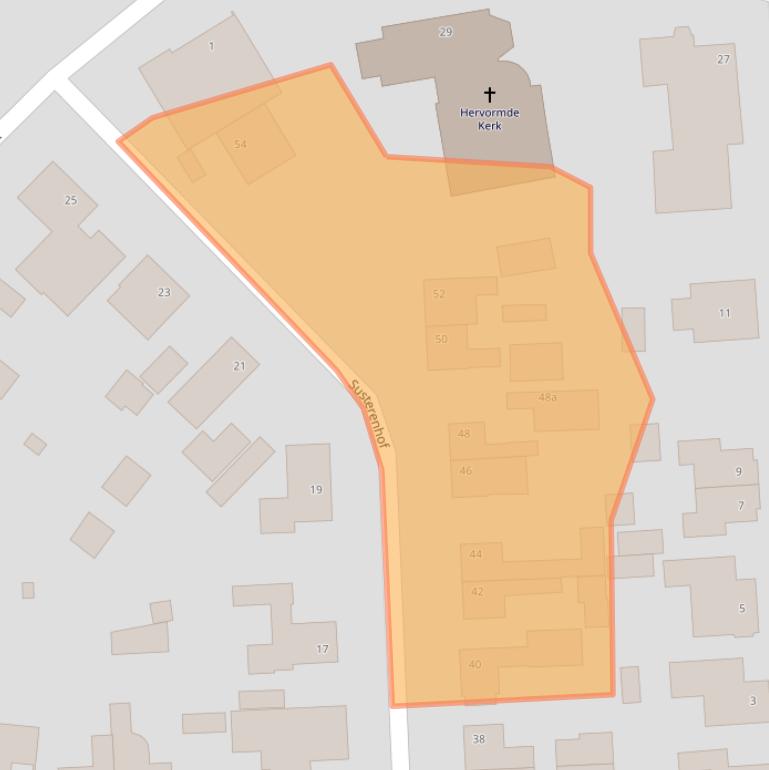 Kaart van postcodegebied 4265JC.