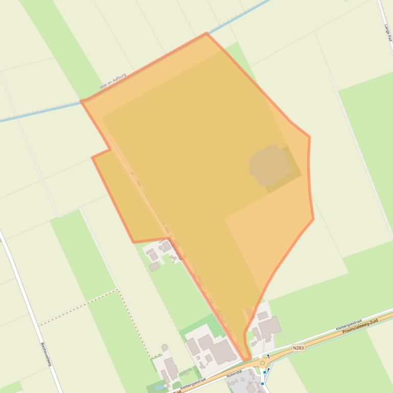 Kaart van postcodegebied 4265JK.