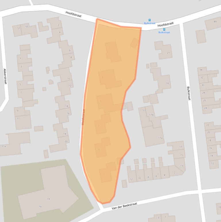 Kaart van postcodegebied 4265JP.