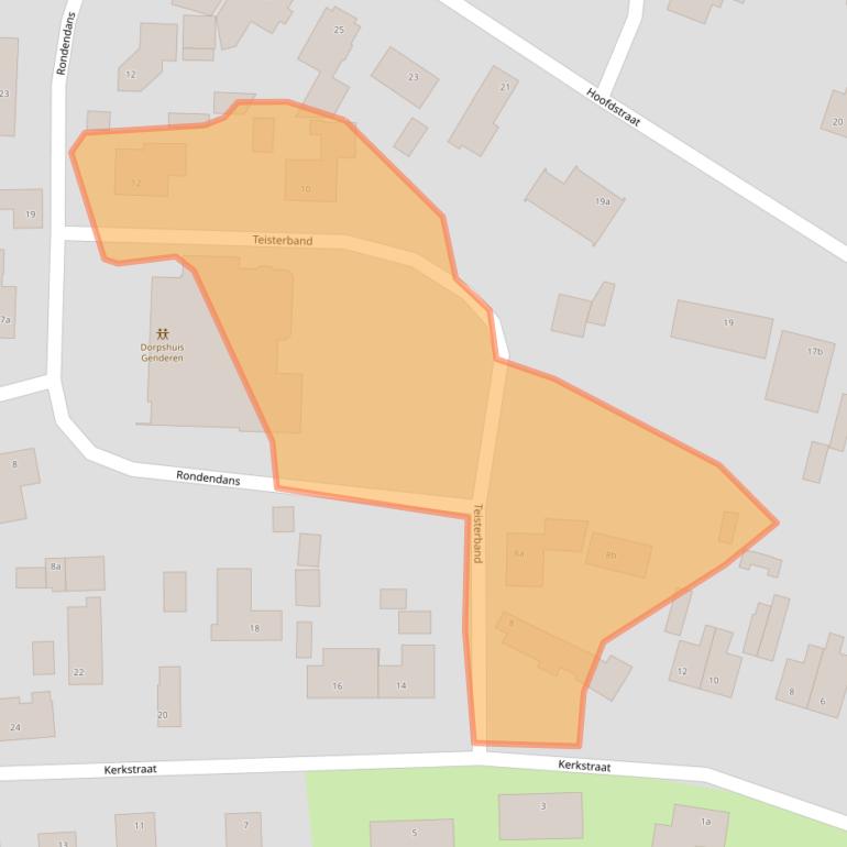 Kaart van postcodegebied 4265JS.