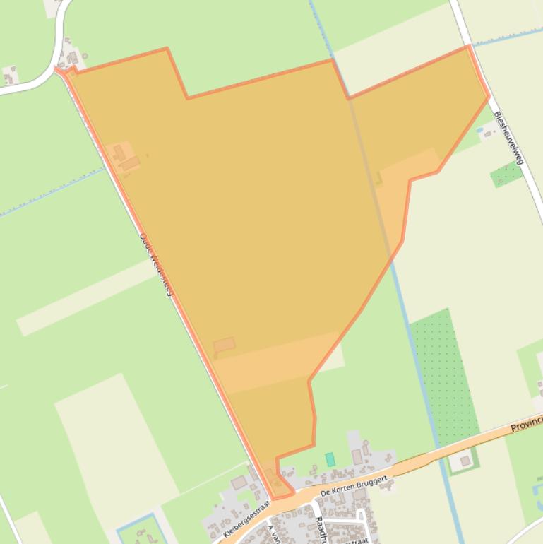 Kaart van postcodegebied 4266VE.