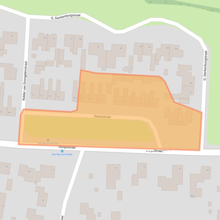 Kaart van postcodegebied 4268GH.