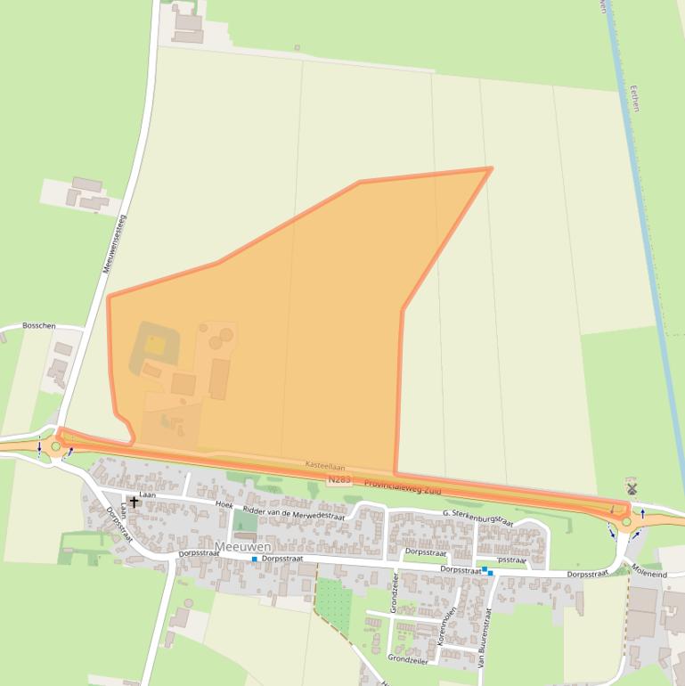 Kaart van postcodegebied 4268GM.