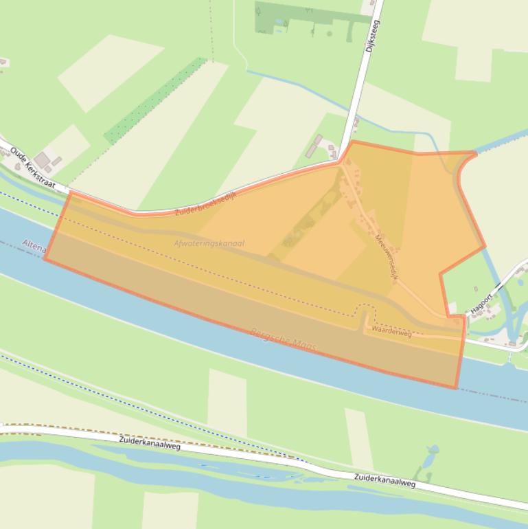 Kaart van postcodegebied 4268GV.