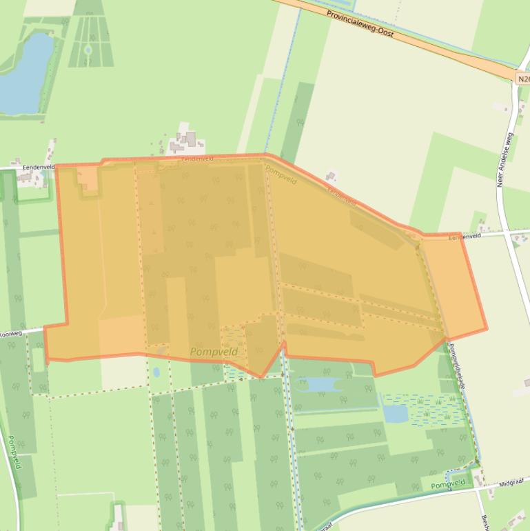 Kaart van postcodegebied 4269TK.