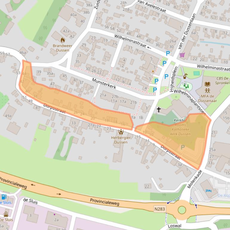 Kaart van postcodegebied 4271AC.